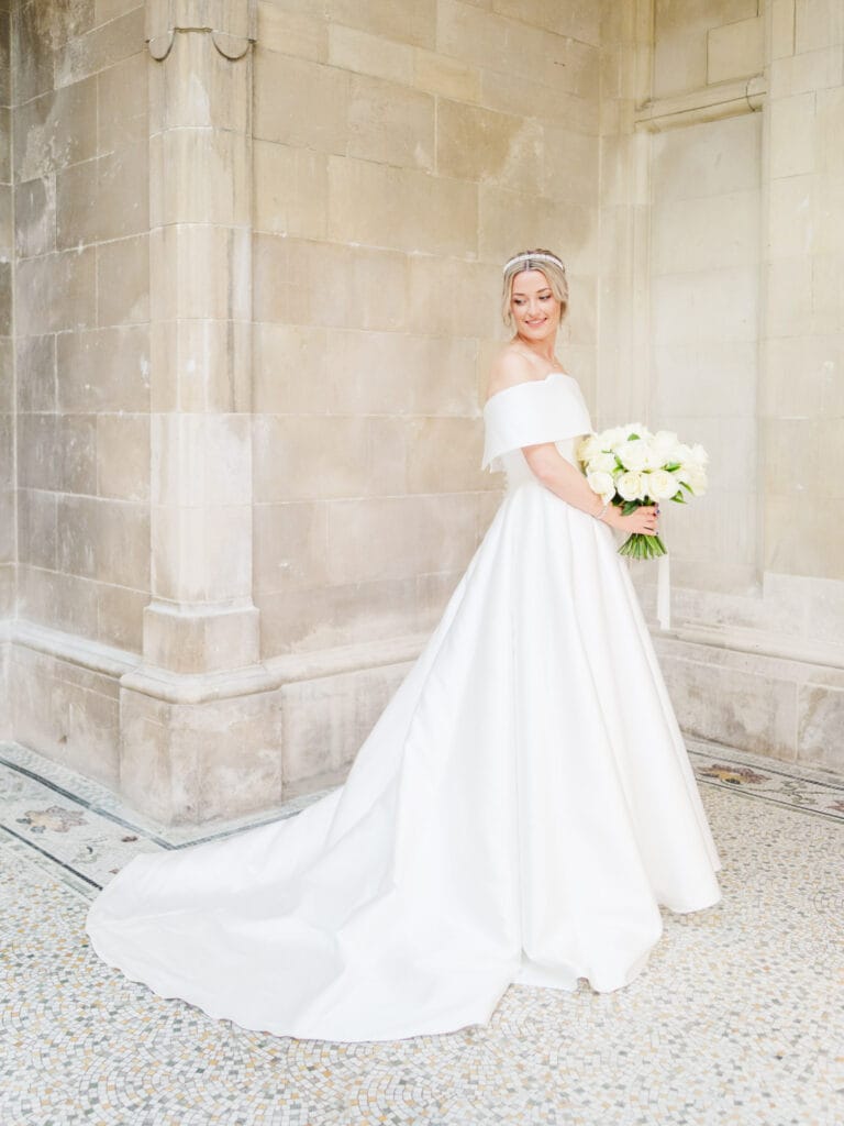 Bride in the Orangery at The Mansion at Coldeast