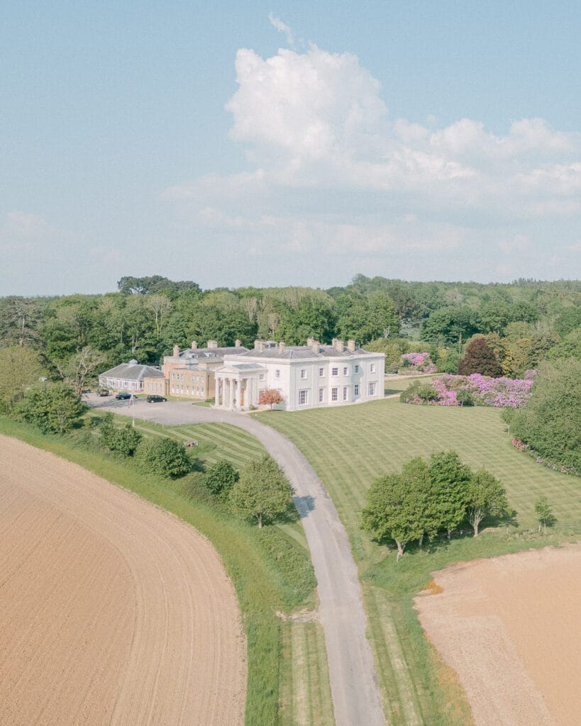 Rookesbury Park from the air.